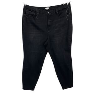 Good American Jeans Good Waist skinny black size 28-32